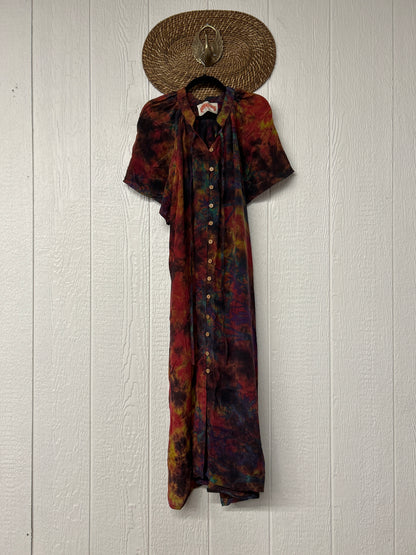 Crepe Sari Summer Woodstock Duster 0626 152