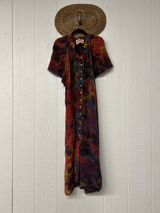 Crepe Sari Summer Woodstock Duster 0626 152