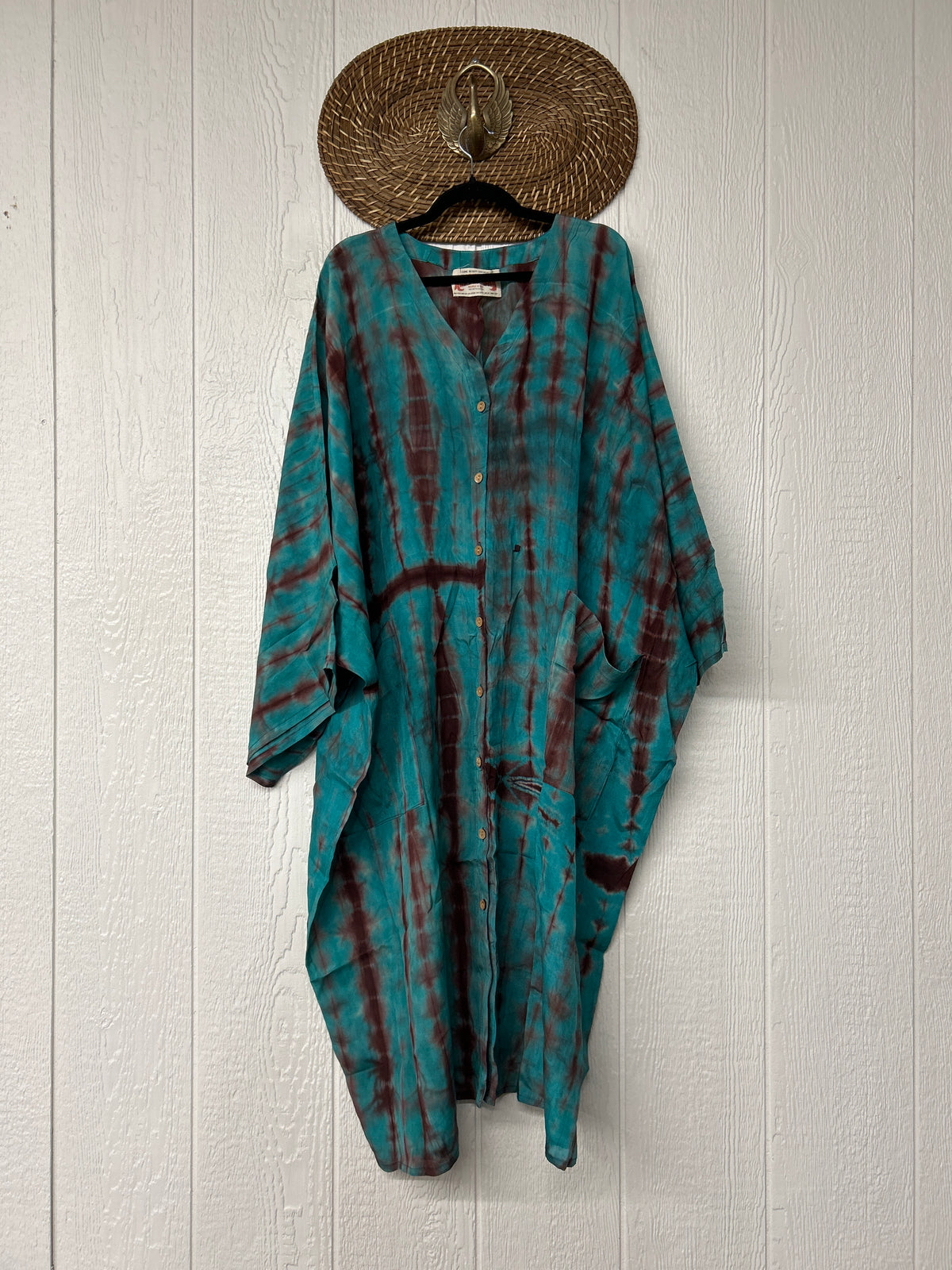 Crepe Sari Gaia Duster Dress 0826 275