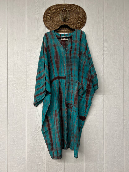 Crepe Sari Gaia Duster Dress 0826 275