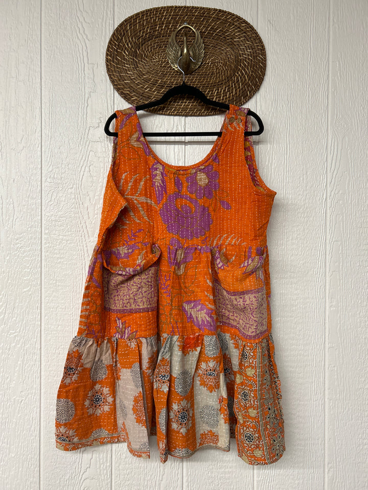 Kantha Meadow Mini Dress 0625 037