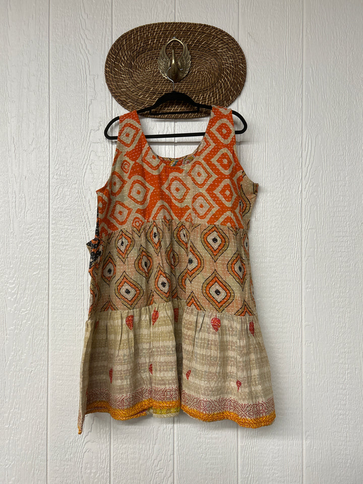 Kantha Meadow Mini Dress 0425 079