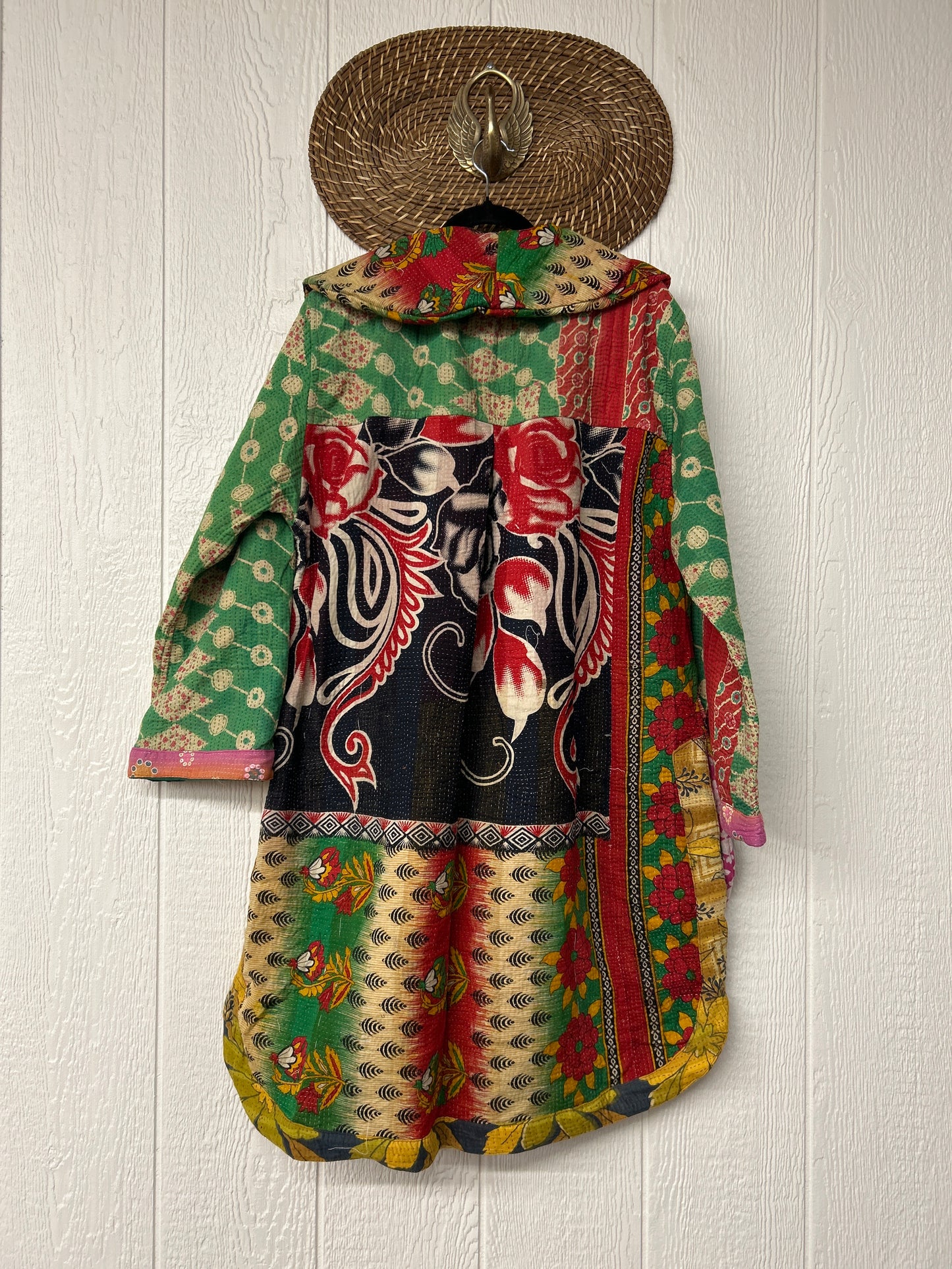 Fine Kantha Drifter Coat 1125 081