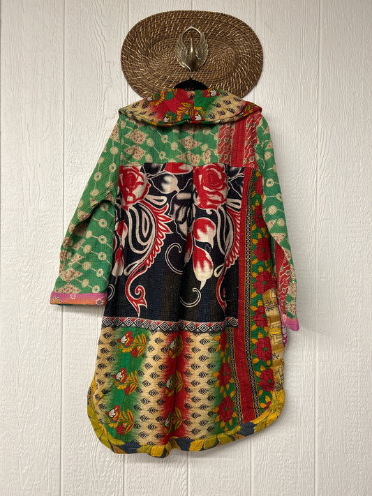 Fine Kantha Drifter Coat 1125 081