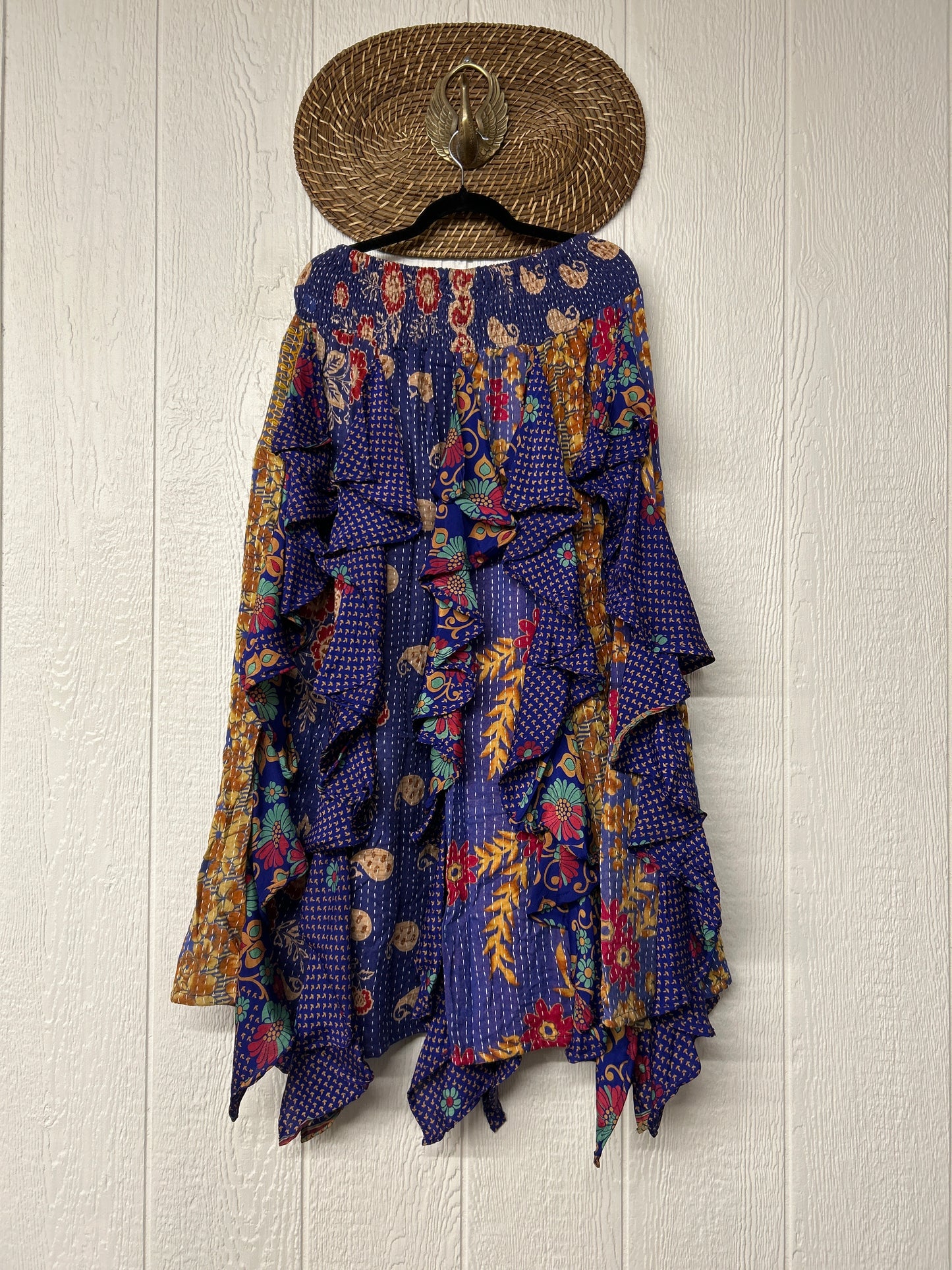 Pareo Kantha Willow Maxi Skirt 0826 140