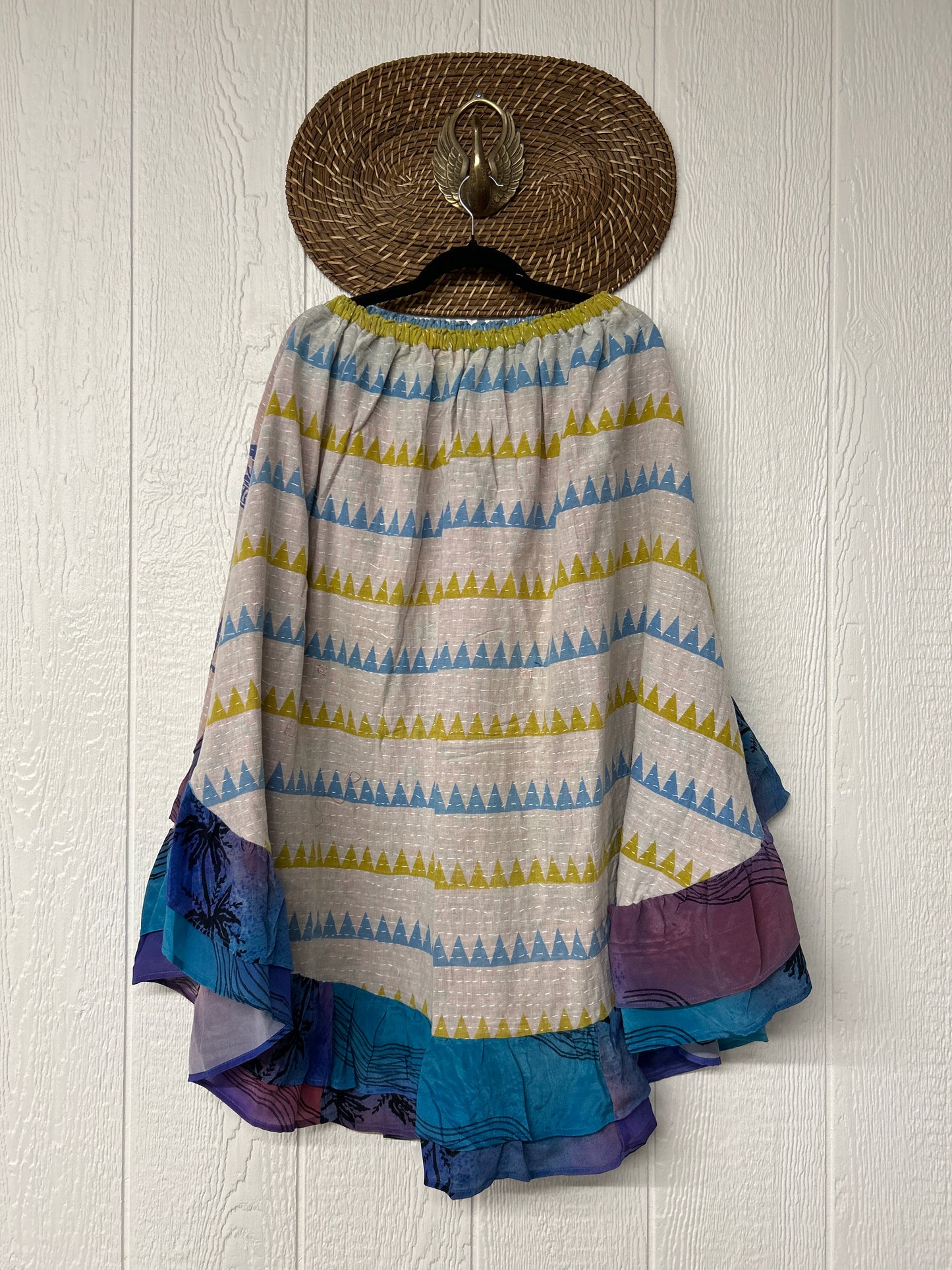 Pareo Kantha Wild Rose Skirt 0426 204