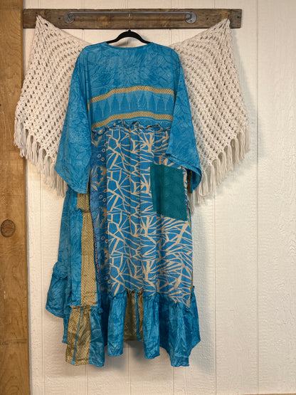 Rasgulla Sari Rhiannon Kimono 0826 051