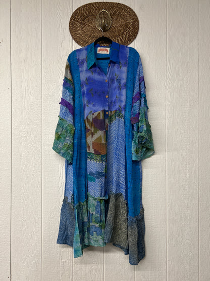 Crepe Sari Rhiannon Duster Dress 0226 052