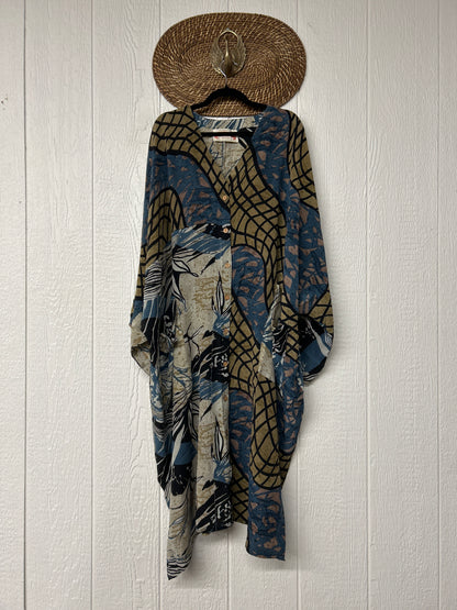 Crepe Sari Gaia Duster Dress 0826 084