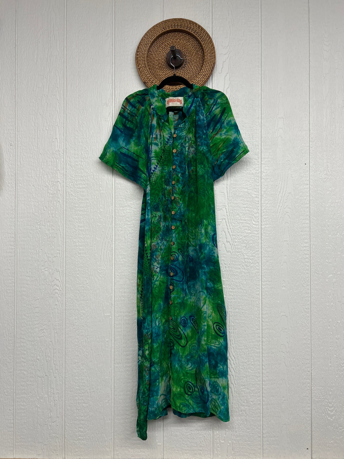 Crepe Sari Summer Woodstock Duster 0626 083