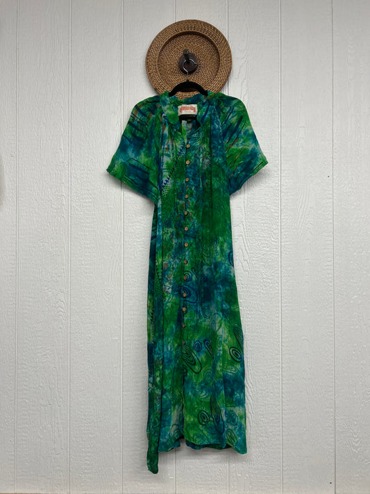 Crepe Sari Summer Woodstock Duster 0626 083