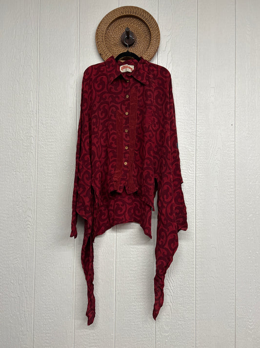 Crepe Sari Nirvana Button Down 1125 262