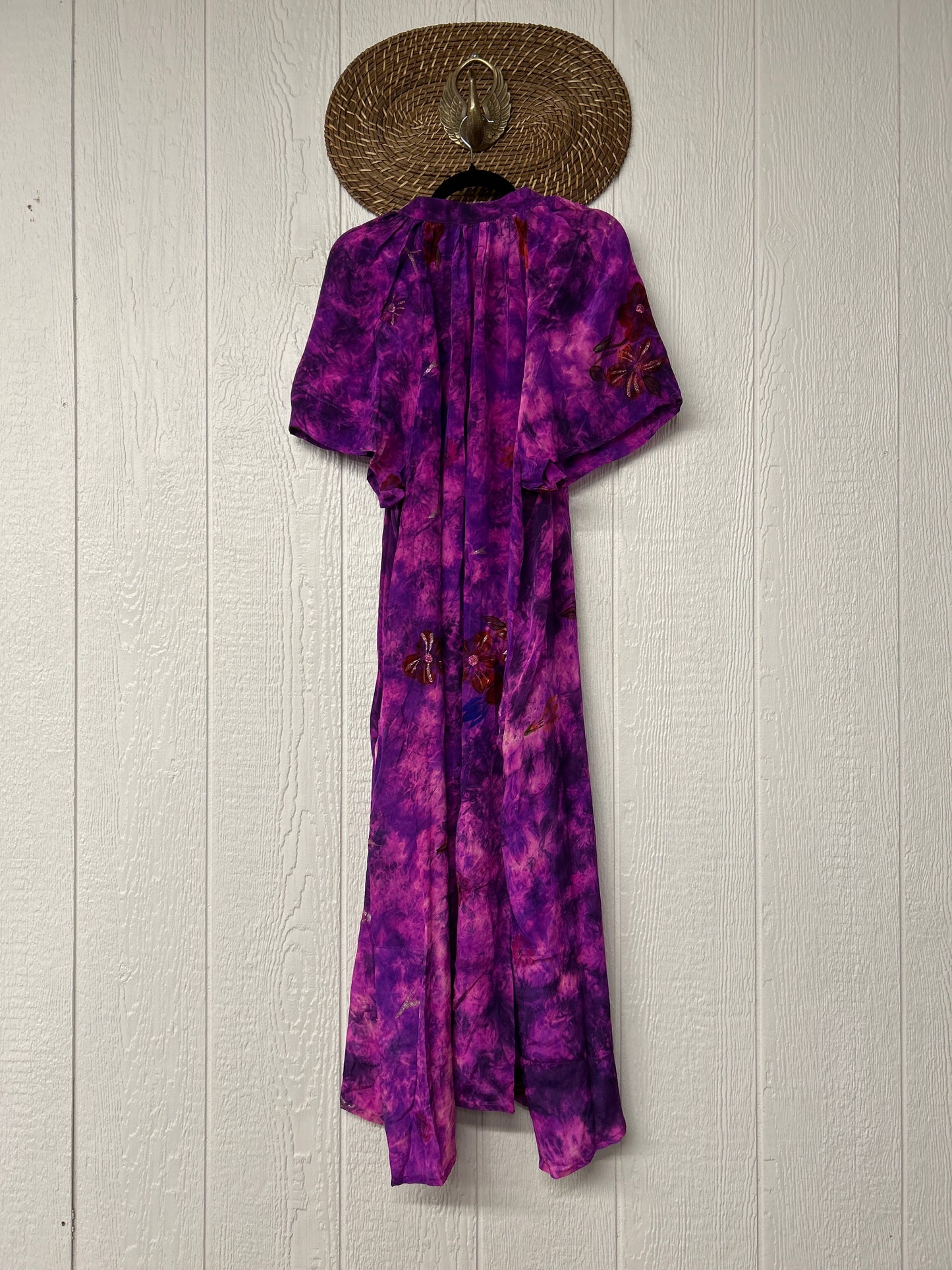 Crepe Sari Summer Woodstock Duster 0626 165