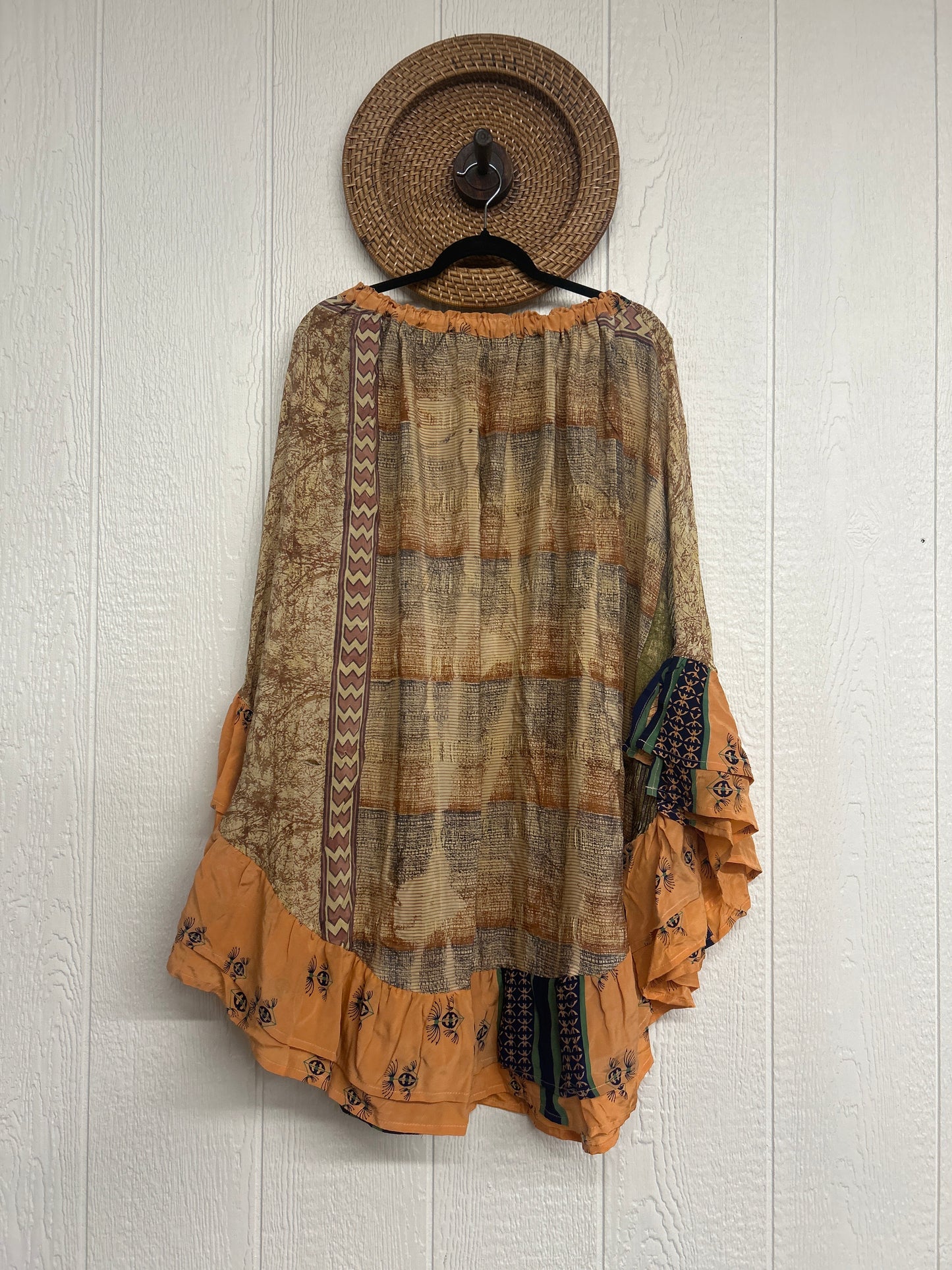 Crepe Wild Rose Skirt 1025 277