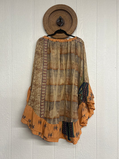 Crepe Wild Rose Skirt 1025 277