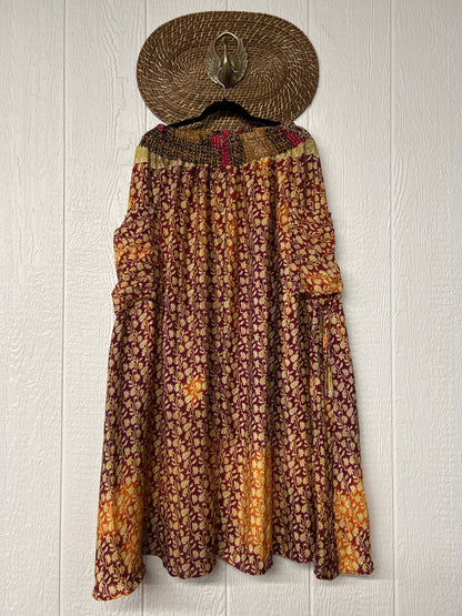 RETAIL Rasgulla Sari Butterfly Cargo Skirt 0126 197