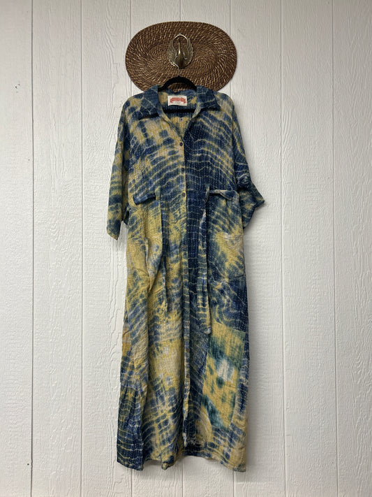 Pareo Kantha Gravity Duster Dress 0226 063