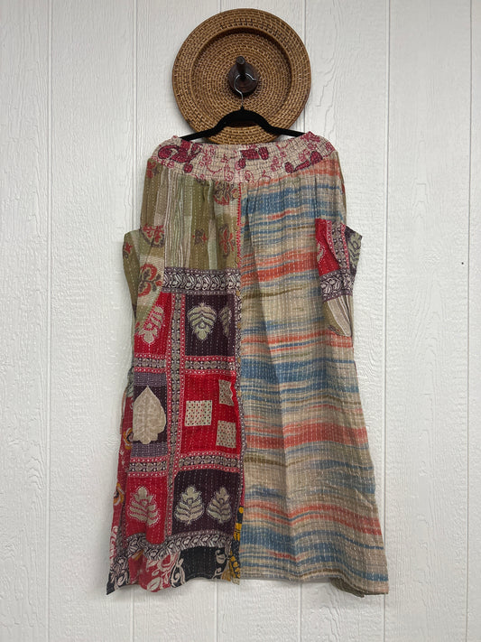 Pareo Kantha Butterfly Cargo Skirt 0426 230