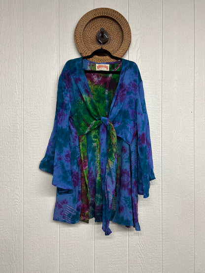 Crepe Sari Shortie Spellbound Kimono 0426 216