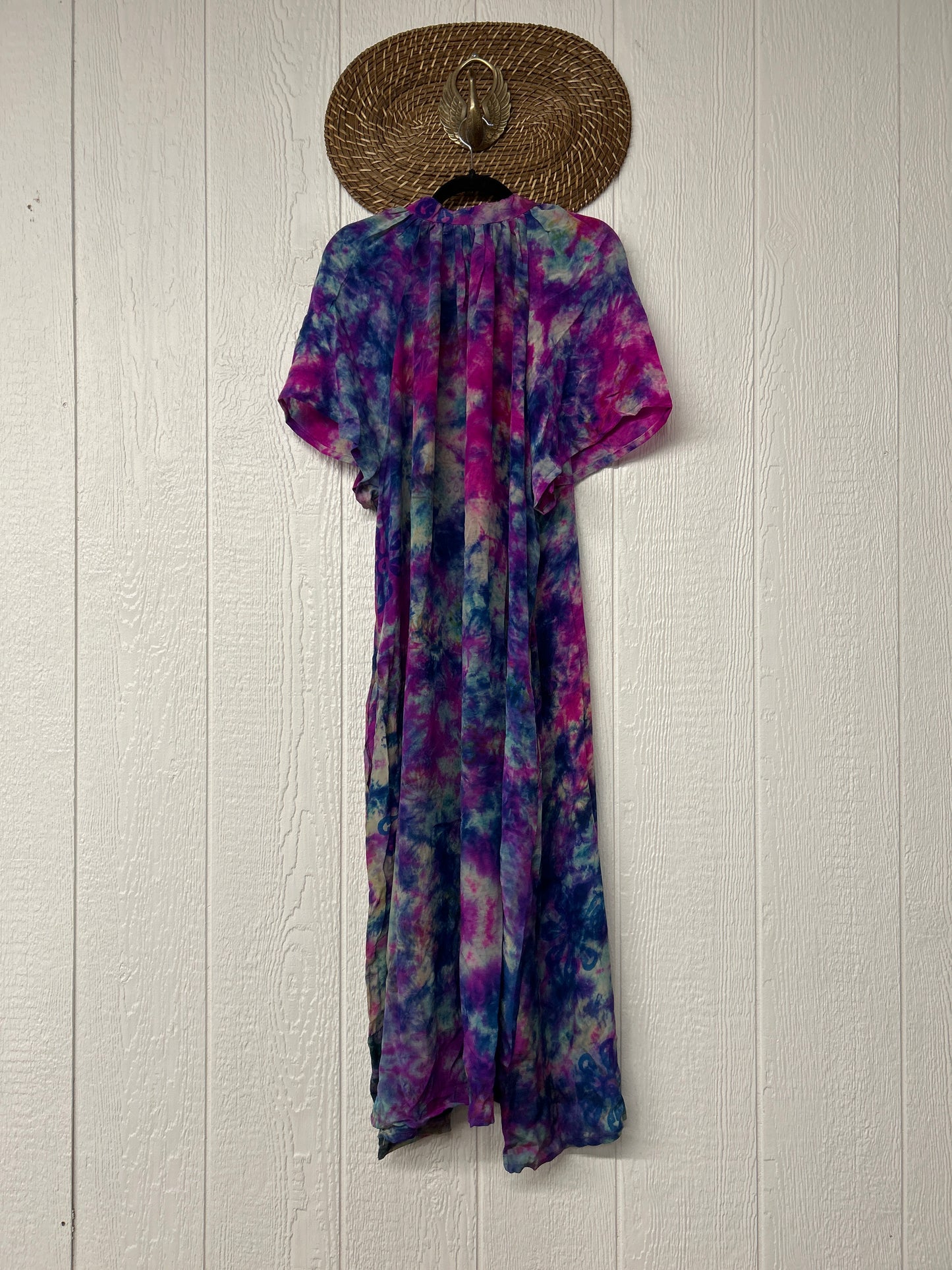 Crepe Sari Summer Woodstock Duster 0626 162