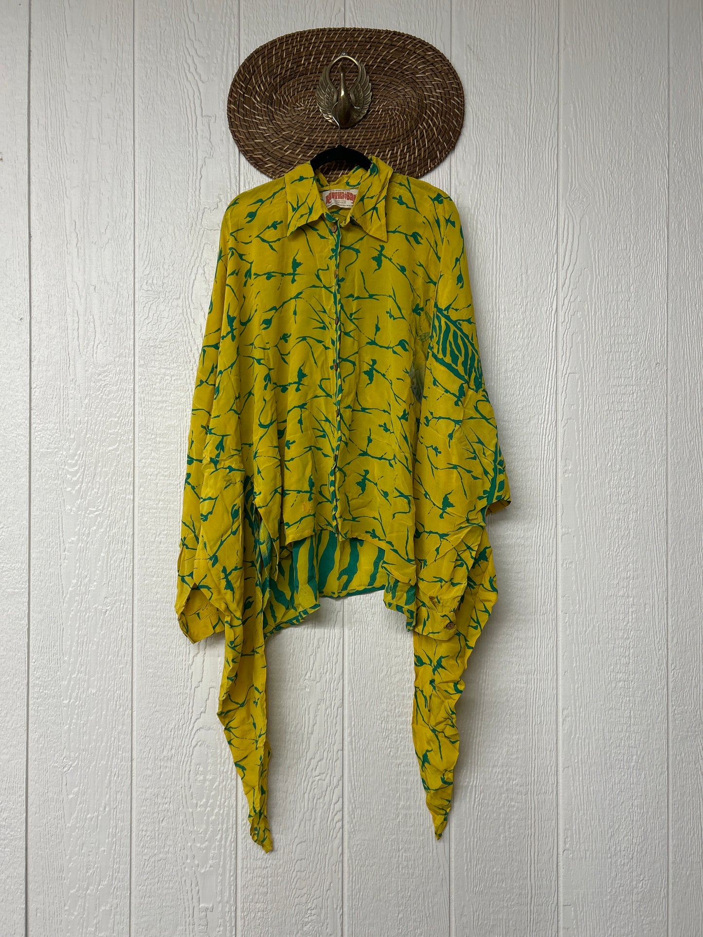 Crepe Sari Nirvana Button Down 1125 118