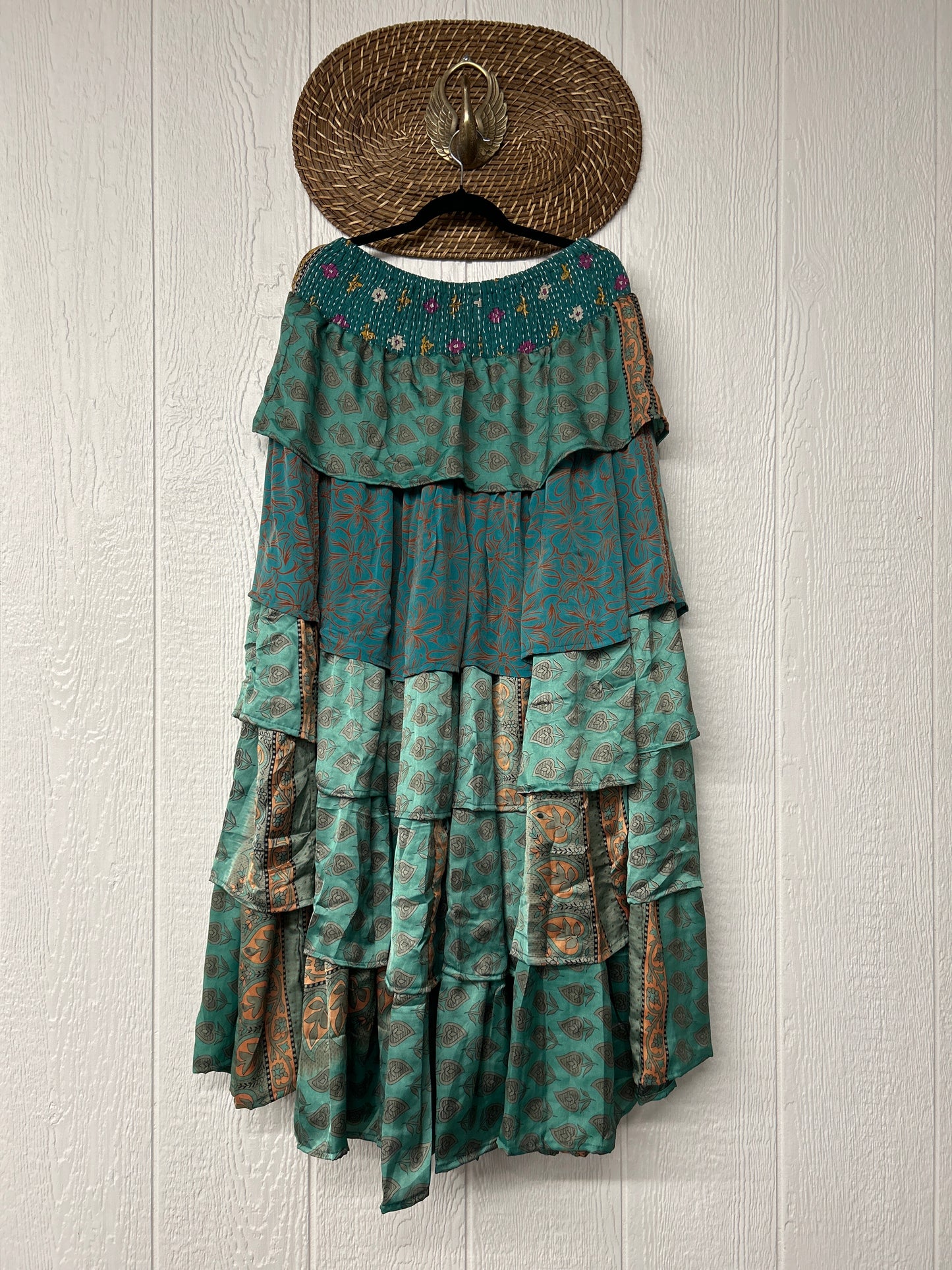 Rasgulla Sari Venus Ruffle Maxi 1125 010