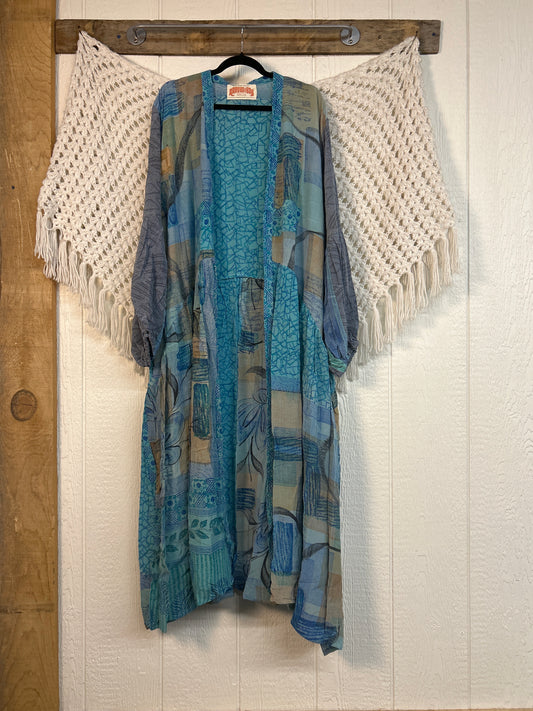 Crepe Sari Evermore Kimono 0326 092
