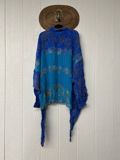 Crepe Sari Nirvana Button Down 1125 049