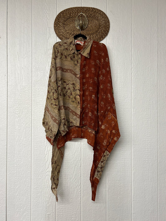 Crepe Sari Nirvana Button Down 1125 170