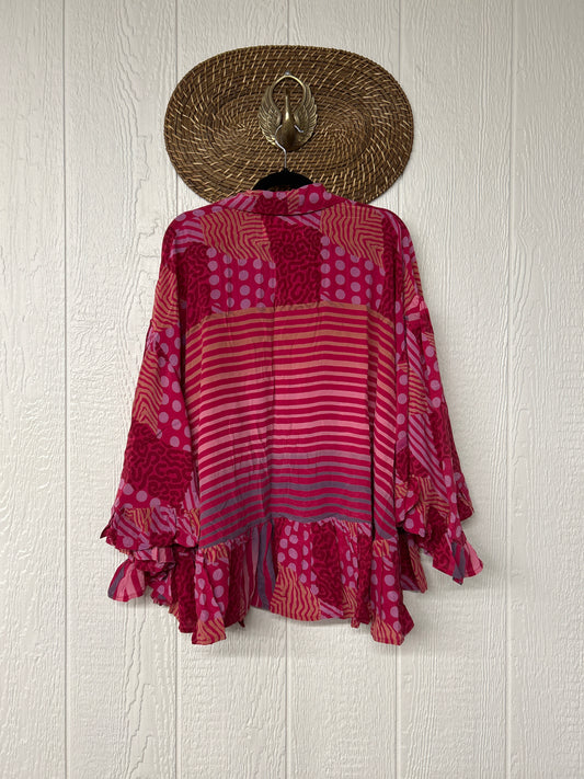 Crepe Sari Wild Rose Top 0526 025
