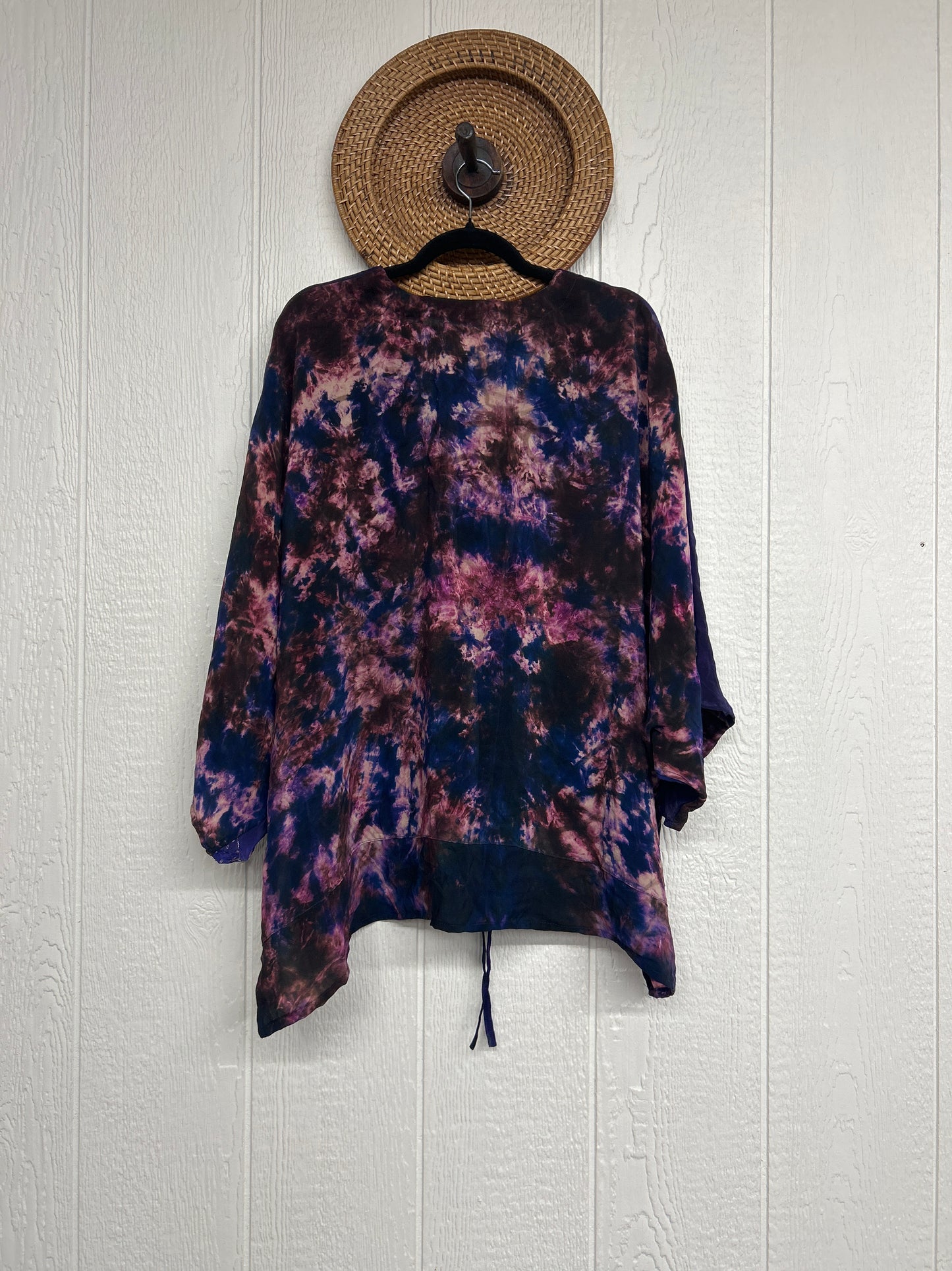 Crepe Sari Hi Lo Butterfly Top 0726 112