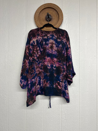 Crepe Sari Hi Lo Butterfly Top 0726 112