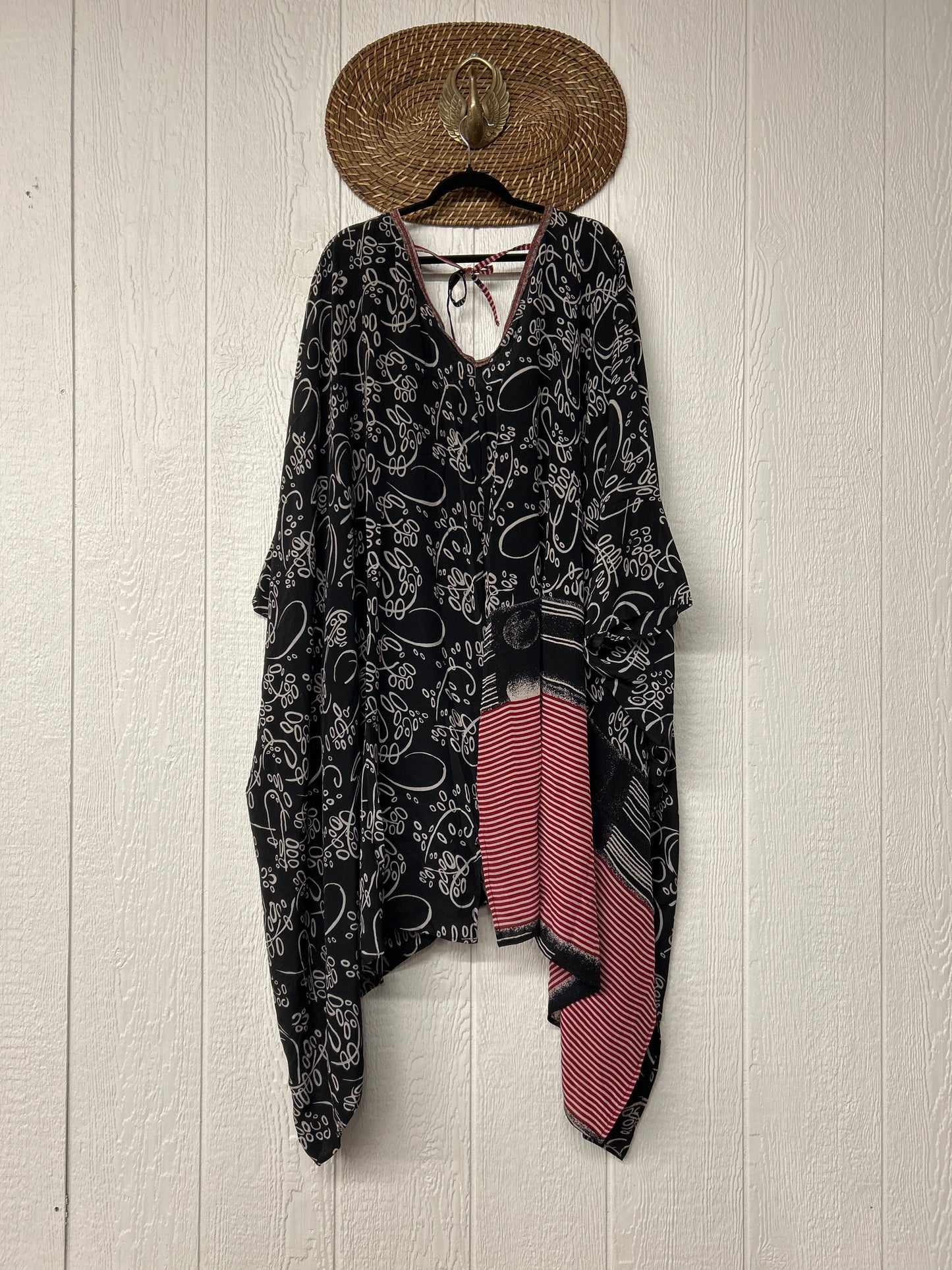 Crepe Sari Orchid Kimono 0626 132