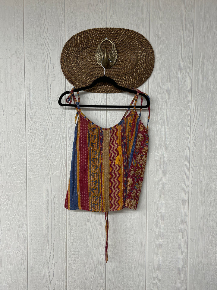 Kantha Butterfly Tank Top 0525 012