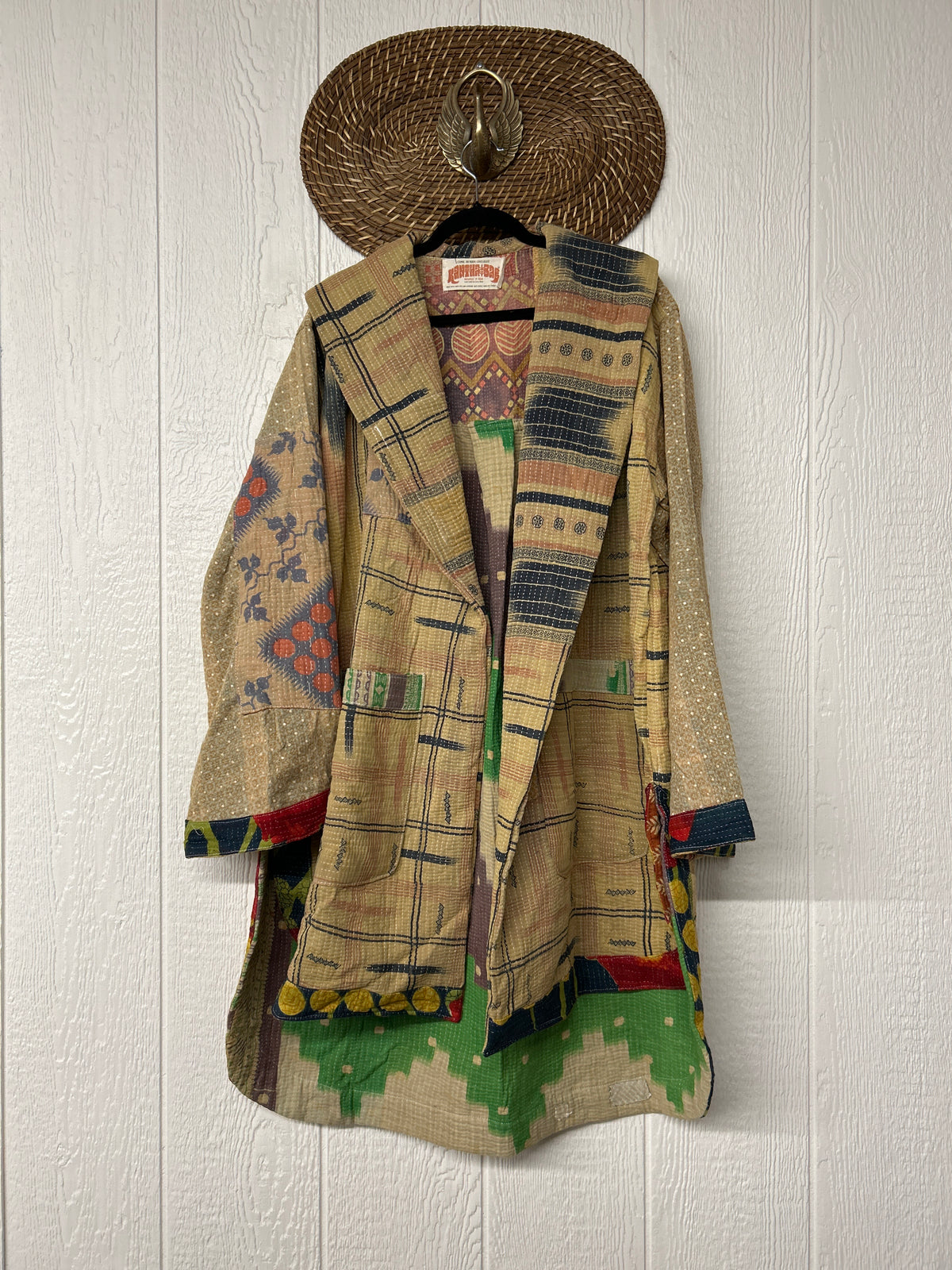 Fine Kantha Drifter Coat 1026 181