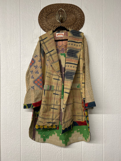 Fine Kantha Drifter Coat 1026 181