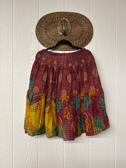 Pareo Kantha Meadow Skirt 0826 054