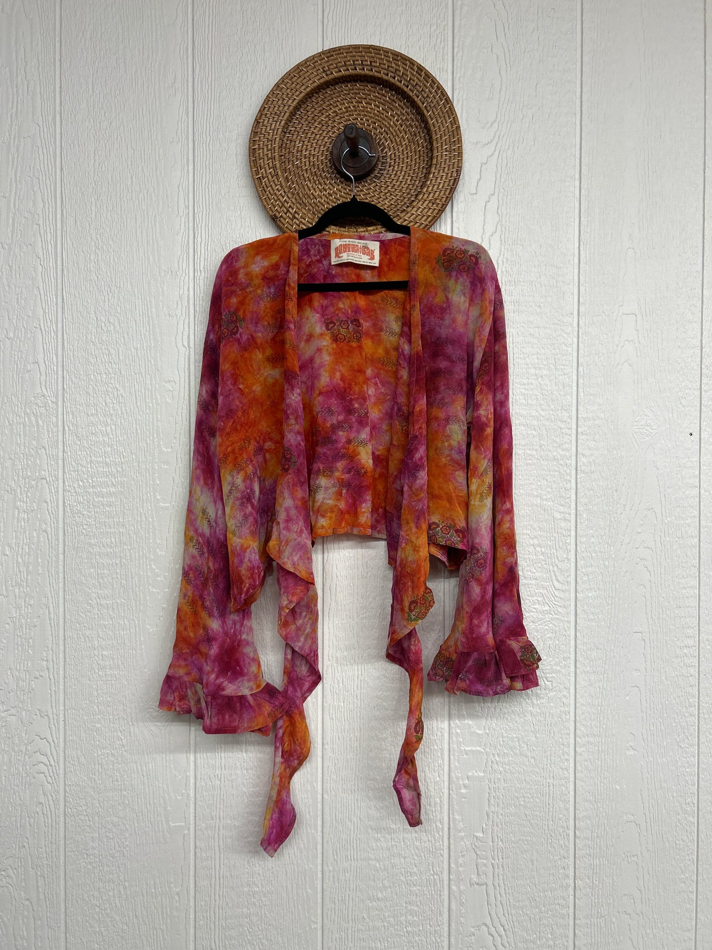 Crepe Sari Zeppelin Crop Shrug 0426 106