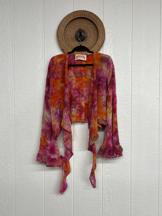 Crepe Sari Zeppelin Crop Shrug 0426 106