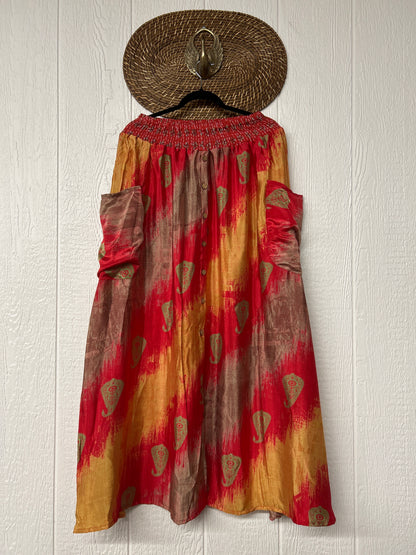 Rasgulla Sari Butterfly Cargo Skirt 0126 236