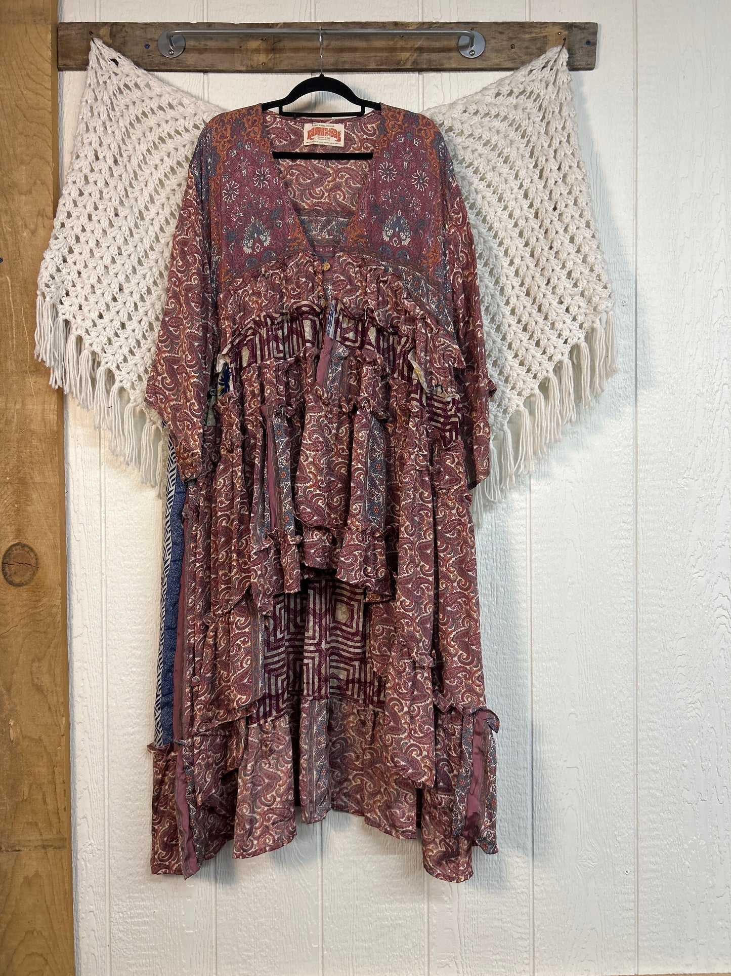 Rasgulla Sari Rhiannon Kimono 0826 102