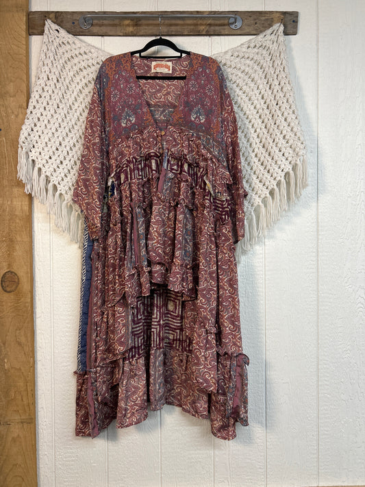 Rasgulla Sari Rhiannon Kimono 0826 102
