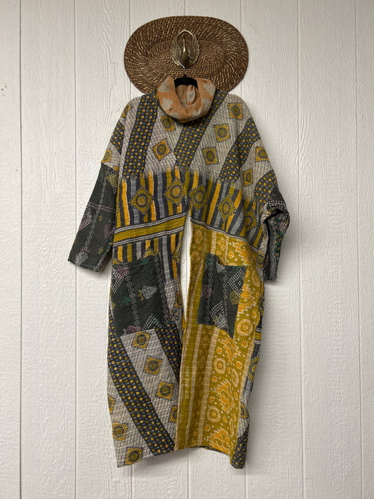 Fine Kantha Cowl Split Pullover 1225 063