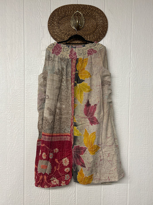 Pareo Kantha Butterfly Cargo Skirt 0426 053