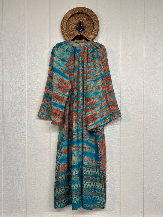 Crepe Sari Woodstock Duster Dress 0226 243