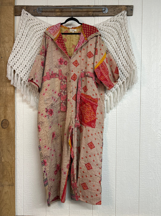 Kantha Zen Hoodie Jumpsuit 0925 207