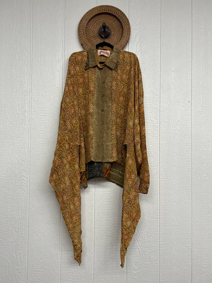 Crepe Sari Nirvana Button Down 1125 253