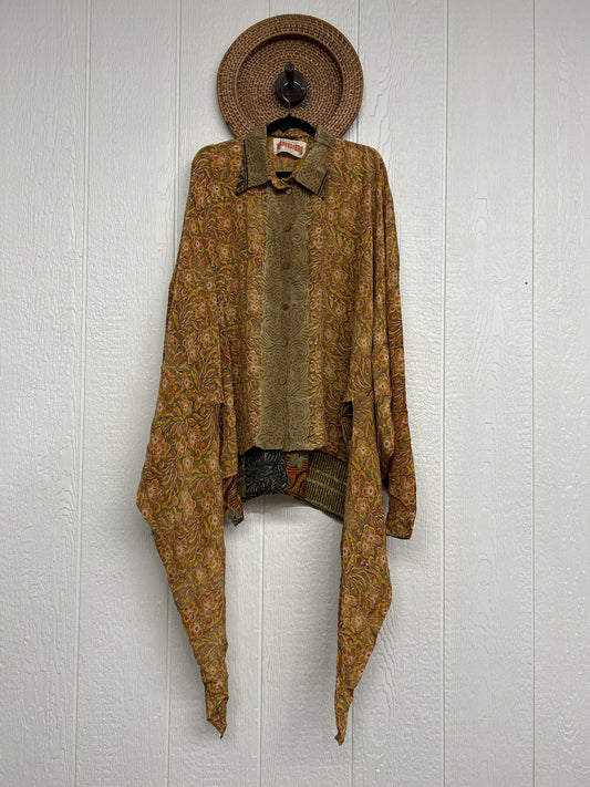 Crepe Sari Nirvana Button Down 1125 253