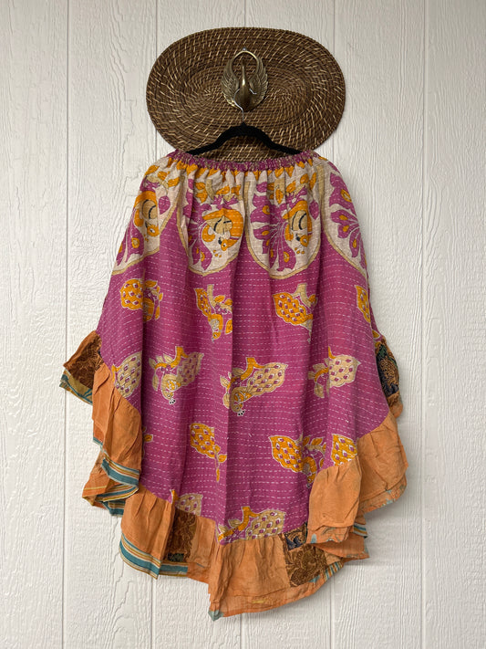 Pareo Kantha Wild Rose Skirt 0426 009