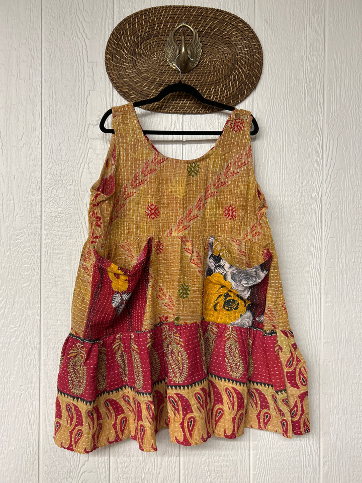 Kantha Meadow Mini Dress 0625 044